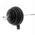 Muscle Power Olympische halterschijf 20 kg, met handgrepen rubber overtrokken Ø 50 mm zwart  MP800-20KG